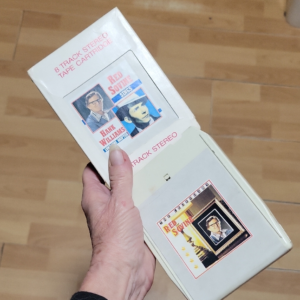 Hank Williams~ Red Sovine~ 8-Track Stereo Tape Cartridges
